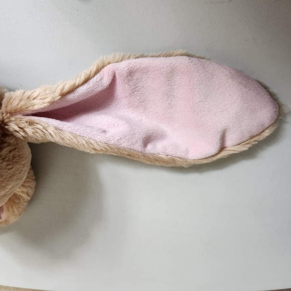 Build-A-Bear Pawlette Tan Floppy Eared Bunny Rabbit Curved 14" - Picture 7 of 9